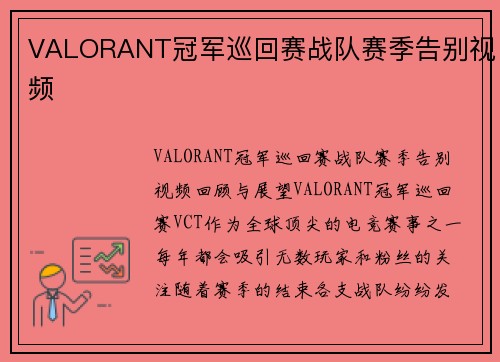 VALORANT冠军巡回赛战队赛季告别视频
